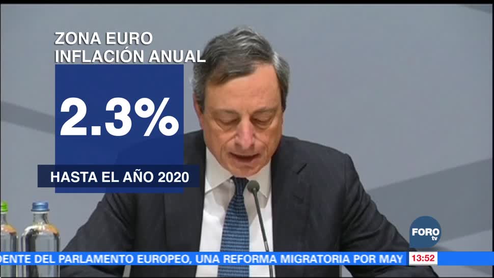Banco Central Europeo aumenta estimaciones económicas para 2018