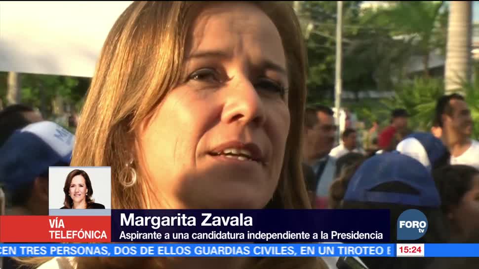 Margarita Zavala asegura que su estrategia está mejor definida
