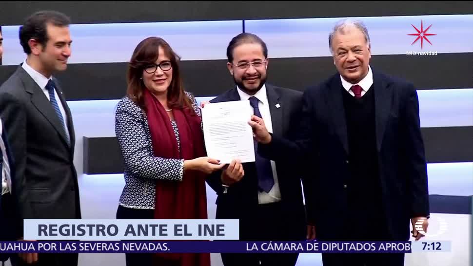 Morena, PT y Encuentro Social registran coalición ante el INE