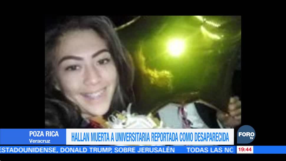Encuentran a joven universitaria muerta en Poza Rica, Veracruz