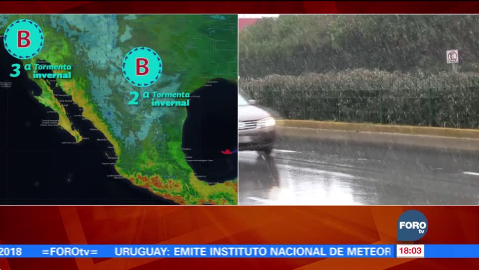 Tormenta invernal mantiene lluvias ligeras en Coahuila