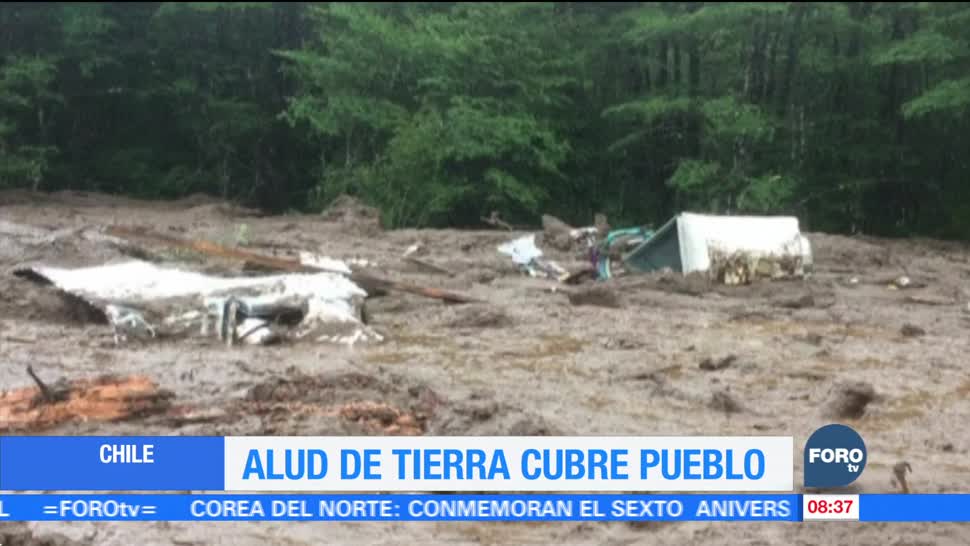 Deslave en Chile deja al menos cinco personas muertas