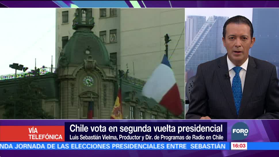 Piñera lidera votación con 25.96% de mesas escrutadas en Chile