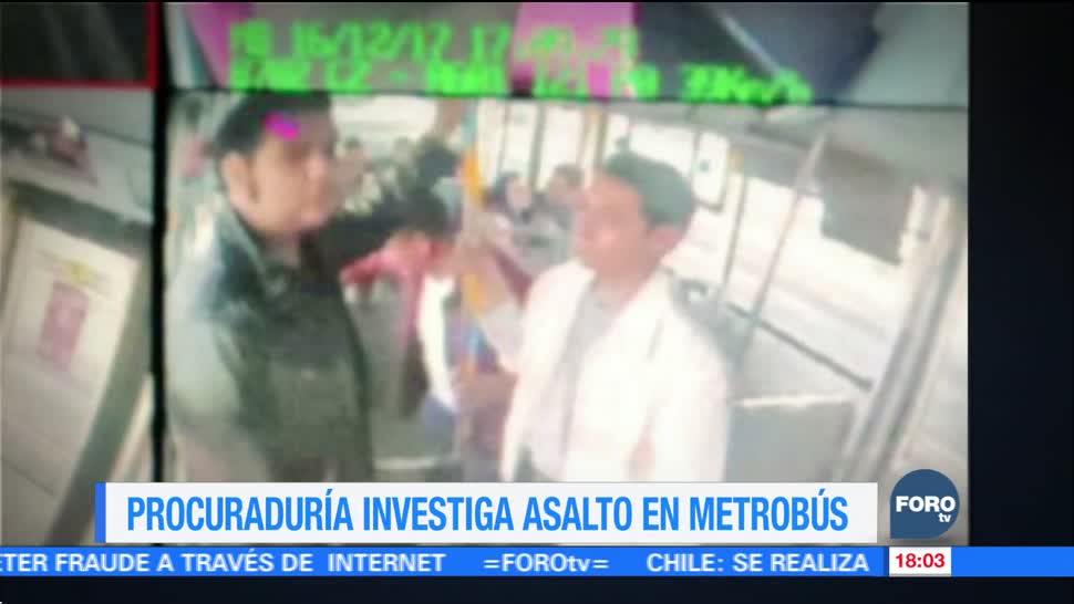 Procuraduría de la CDMX investiga asalto a usurarios del Metrobús