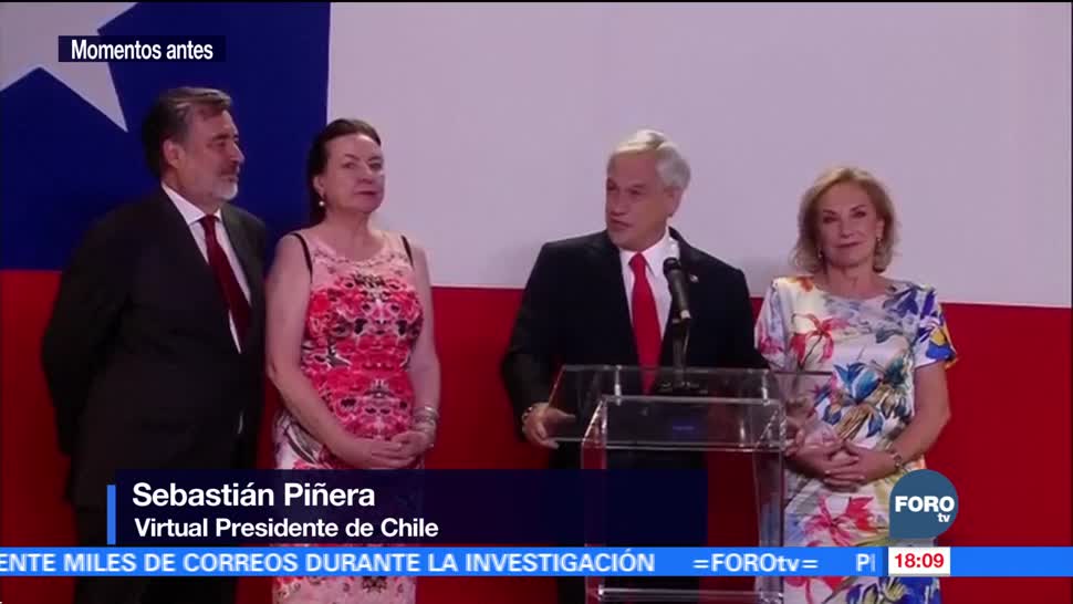 Sebastián Piñera gana elección presidencial en Chile