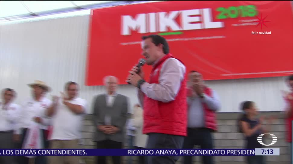Mikel Arriola visita Milpa Alta y habla del combate a la inseguridad