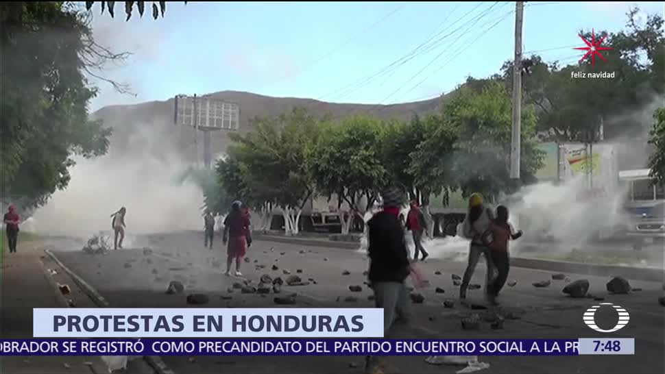 Se registran enfrentamientos en Honduras por el resultado de la elección presidencial