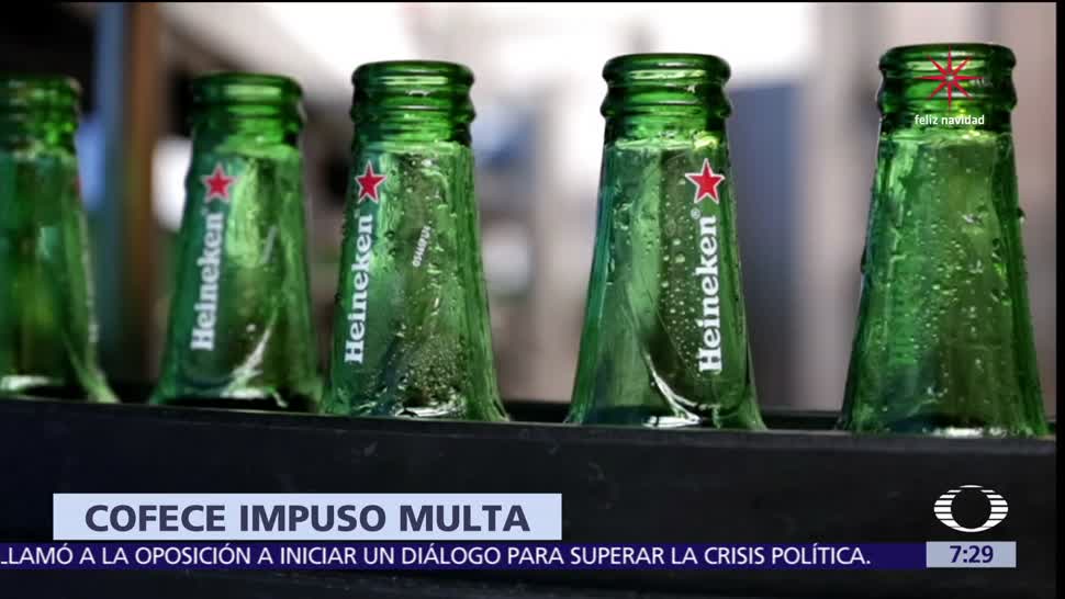 Cofece impone multa de 11 millones 789 mil pesos a Heineken