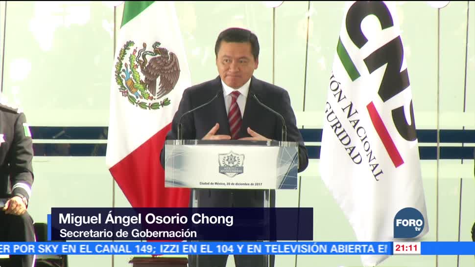 No podemos permitir que la delincuencia avance: Osorio Chong