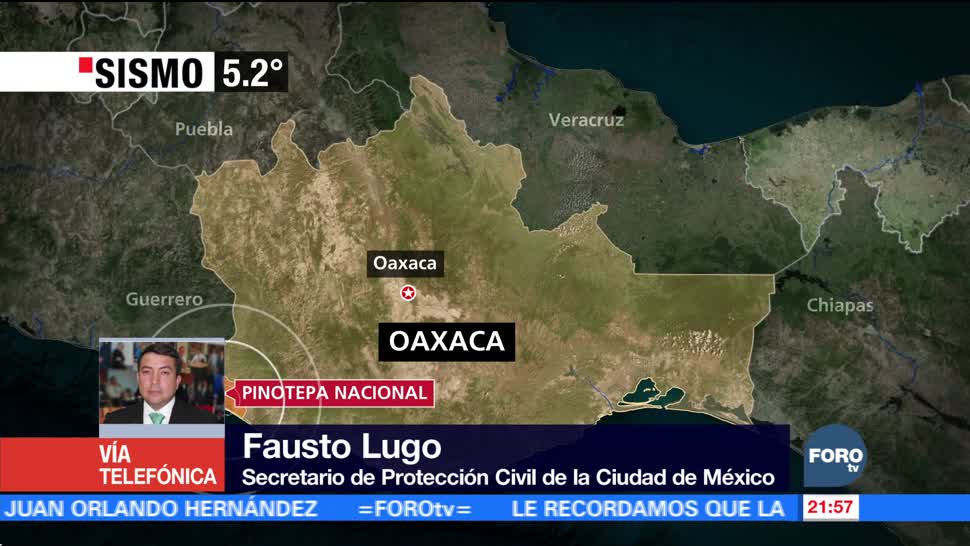Sin incidentes en la CDMX por sismo: Fausto Lugo