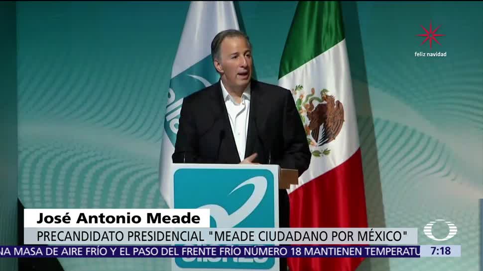 Meade se registra como precandidato de Nueva Alianza