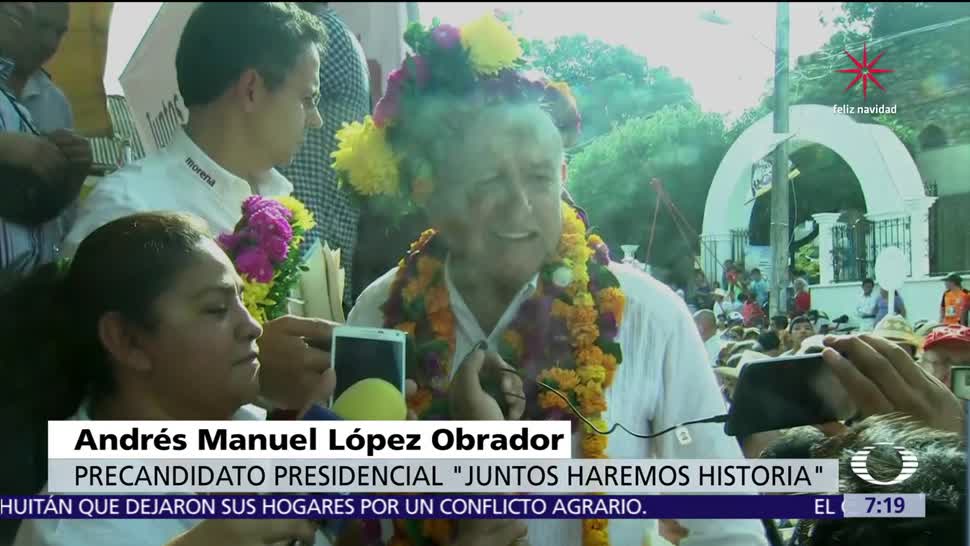 López Obrador se reúne con indígenas nahuas en Hidalgo