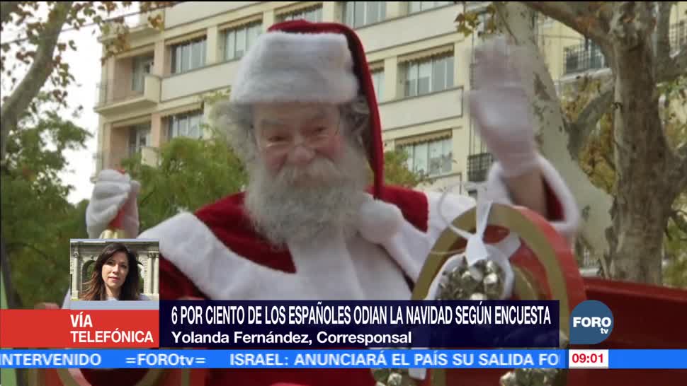 Seis por ciento de los españoles odian la Navidad, según encuesta
