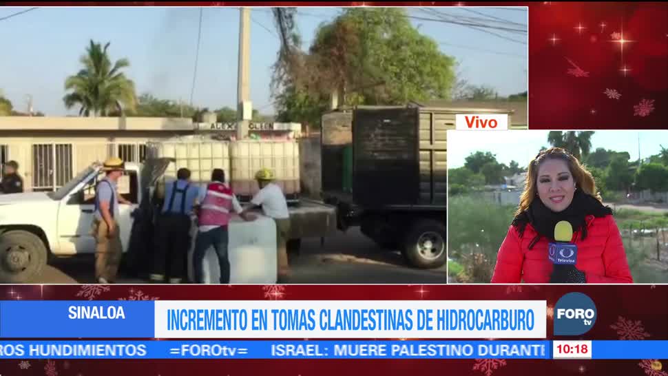 Incremento en tomas clandestinas de hidrocarburo en Sinaloa
