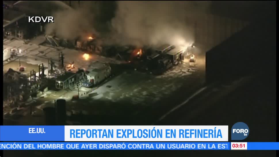 Explosión en refinería de Colorado deja un lesionado