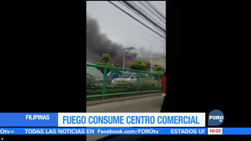 Incendio en centro comercial de Filipinas deja varios muertos