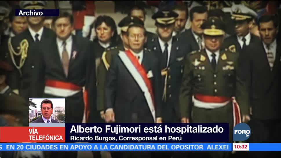 Fujimori presenta mejoría en su salud