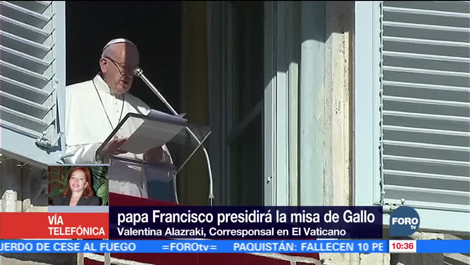 Papa Francisco celebrará por quinta vez la Misa de Gallo