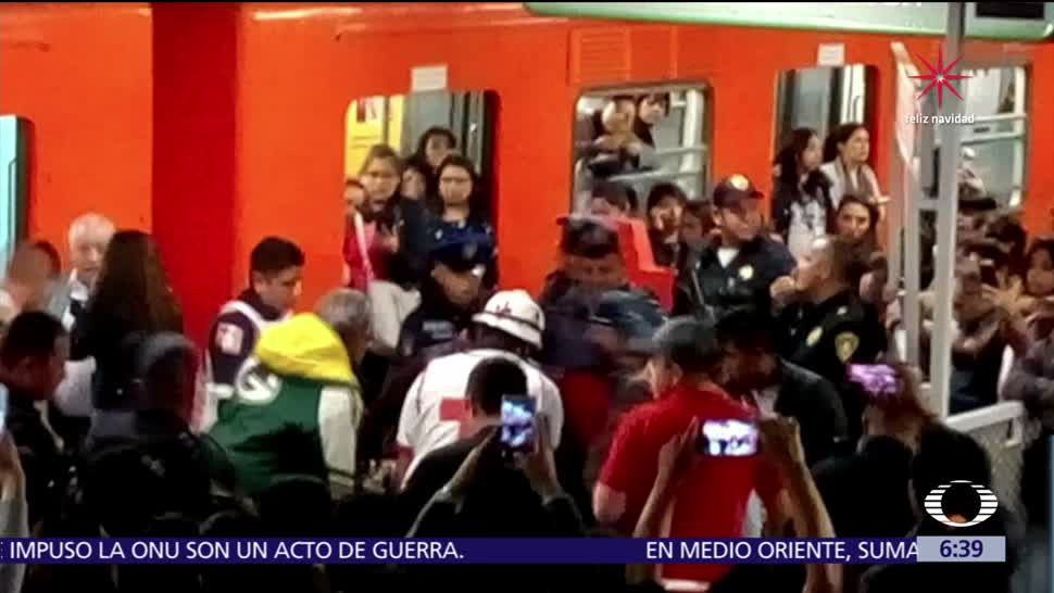 Detienen al hombre que disparó al interior del Metro Romero Rubio