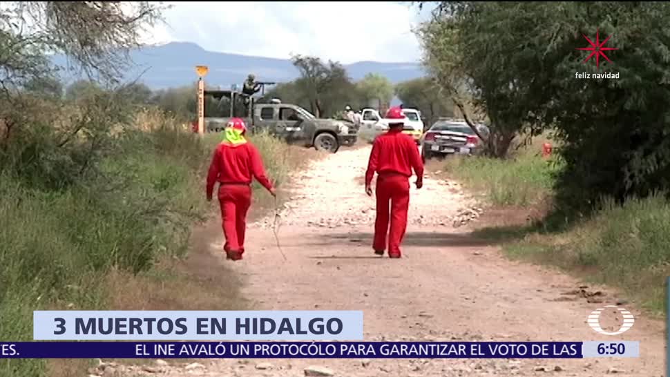 Mueren tres personas durante enfrentamiento entre huachicoleros en Hidalgo