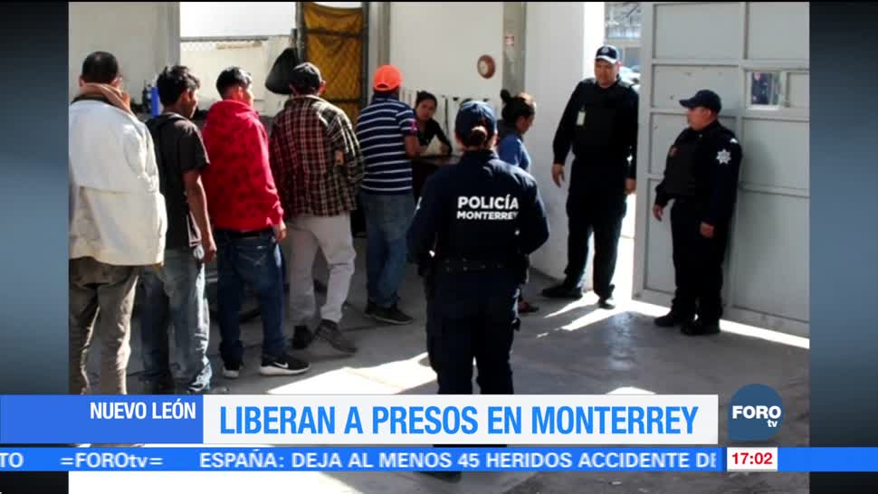 Liberan a 48 detenidos en Monterrey