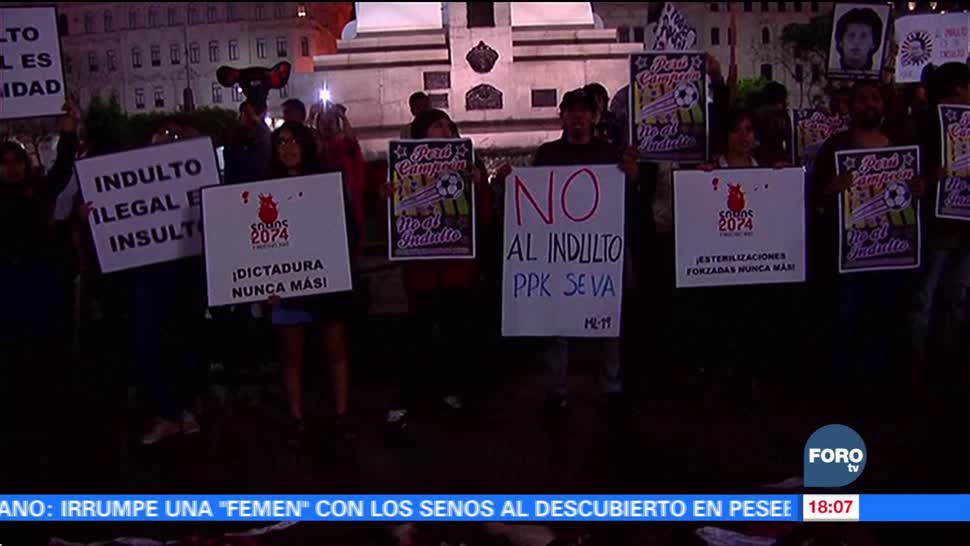 Indulto a Fujimori provoca protestas y celebraciones en Perú