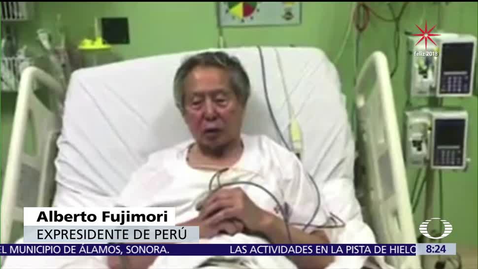 Fujimori agradece indulto humanitario y pide perdón a compatriotas