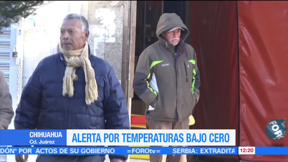 Continuará el frío en Chihuahua por nuevo frente frío