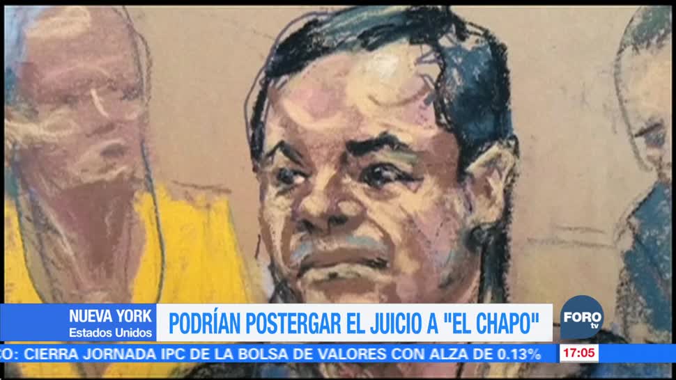 Podrían postergar juicio de ‘El Chapo’ Guzmán en EU