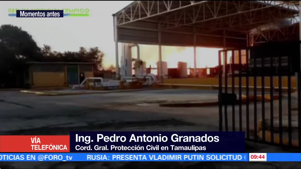Se registra explosión en estación de compresión de gas en Altamira, Tamaulipas