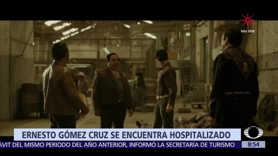 Hospitalizan al actor Ernesto Gómez Cruz