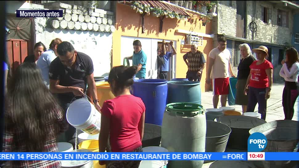 Sin agua 11 municipios del Edomex por fuga en el Sistema Cutzamala