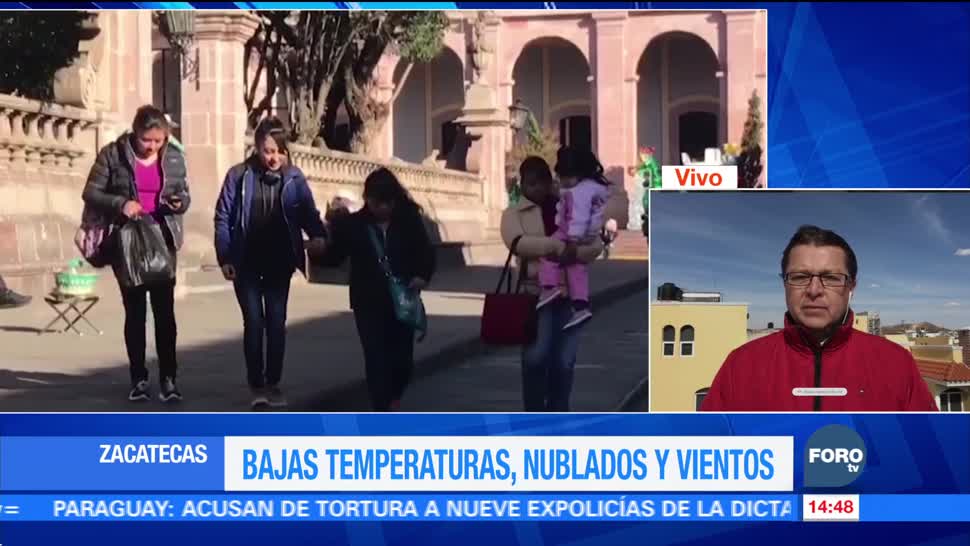 Bajas temperaturas y nublados en Zacatecas