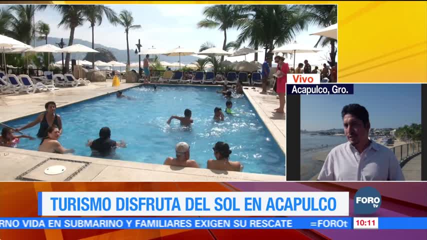 Acapulco es el refugio de miles de turistas por el buen clima