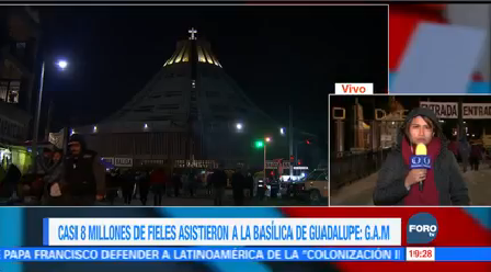 Baja Afluencia Feligreses Basílica Guadalupe
