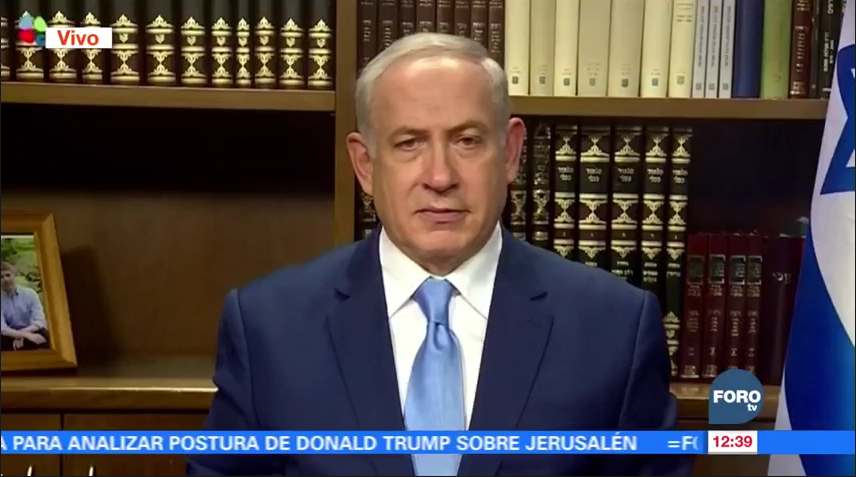 Benjamín Netanyahu agradece a Trump reconocer a Jerusalén como capital de Israel