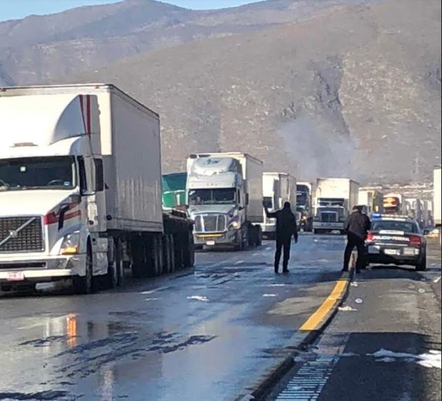 Reabren carretera 57 de Coahuila tras cerrar por tormenta invernal
