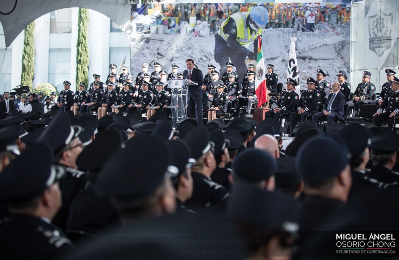 Osorio Chong: Policía Federal logra su consolidación