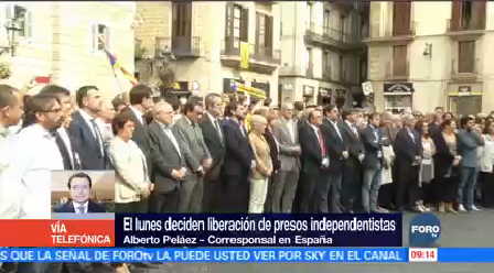 Lunes Deciden Liberación Presos Independentista Cataluña