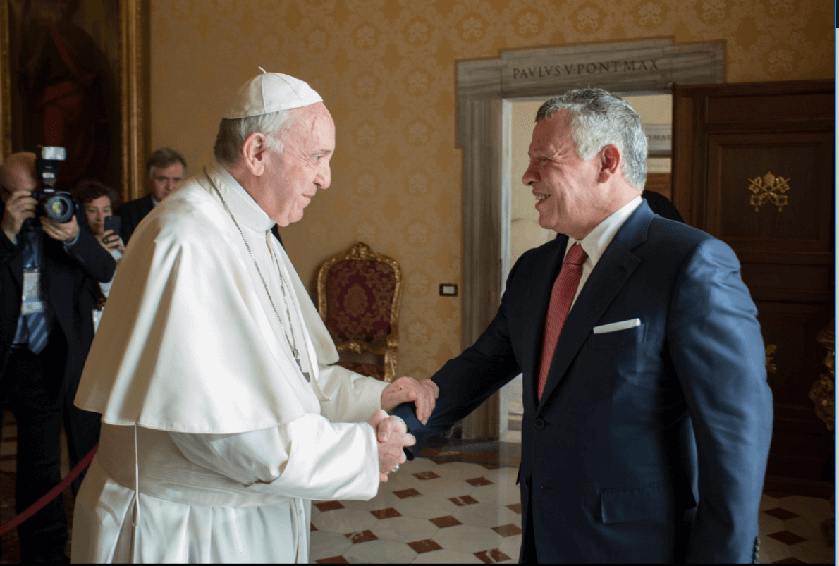 El papa y el rey jordano buscan promover dialogo en Jerusalén