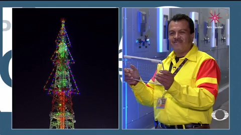 Encendido del árbol de Navidad de Televisa