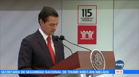 Epn Clausura Asamblea Infonavit Presidente Enrique Peña Nieto