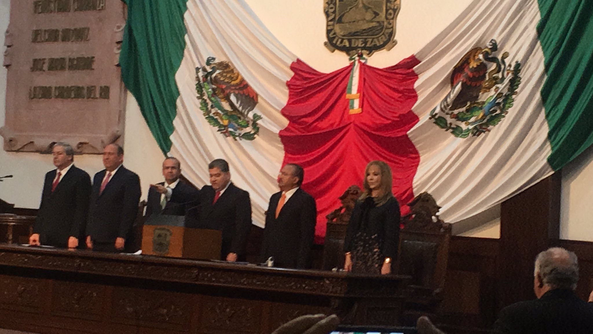 EPN felicita a Miguel Riquelme tras tomar protesta