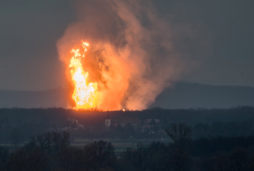 Explosión de gasoducto en Austria afecta suministro a varios países