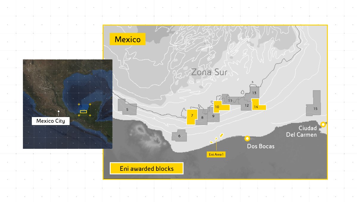 Grupo energético italiano eleva estimación de hidrocarburos en México