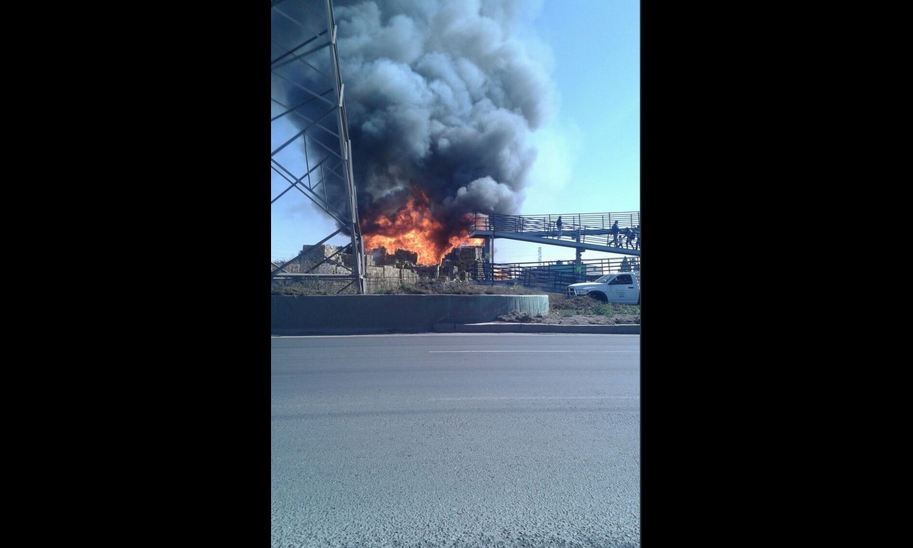 Se registra incendio en Ecatepec, Edomex
