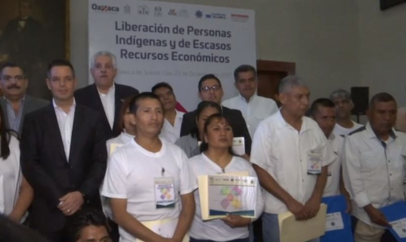 Preliberan a 149 indígenas presos en Oaxaca acusados de diversos delitos