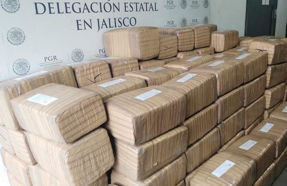 Policía Federal decomisa cerca de dos toneladas de marihuana en Jalisco