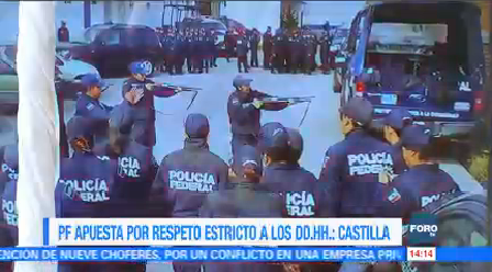 Manelich Castilla Reconoce Trabajo Mujeres Policía Federal