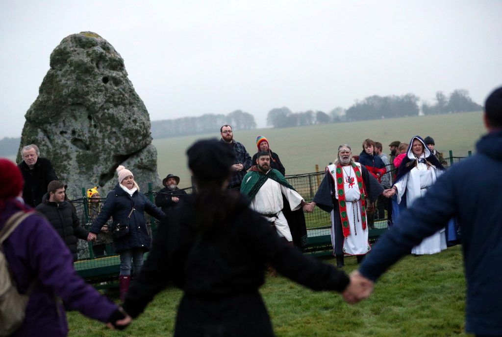 Miles dan la bienvenida al invierno en Stonehenge
